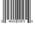 Barcode Image for UPC code 045000005709