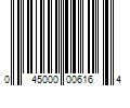 Barcode Image for UPC code 045000006164