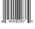 Barcode Image for UPC code 045000006379