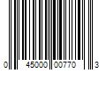 Barcode Image for UPC code 045000007703