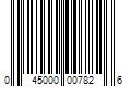 Barcode Image for UPC code 045000007826