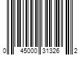 Barcode Image for UPC code 045000313262