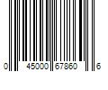 Barcode Image for UPC code 045000678606