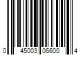 Barcode Image for UPC code 045003066004