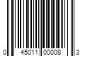 Barcode Image for UPC code 045011000083