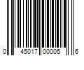 Barcode Image for UPC code 045017000056