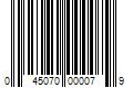 Barcode Image for UPC code 045070000079