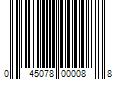 Barcode Image for UPC code 045078000088