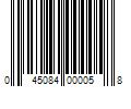 Barcode Image for UPC code 045084000058