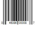 Barcode Image for UPC code 045086000087