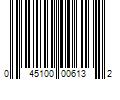 Barcode Image for UPC code 045100006132