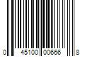 Barcode Image for UPC code 045100006668