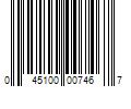 Barcode Image for UPC code 045100007467