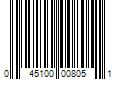 Barcode Image for UPC code 045100008051