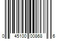 Barcode Image for UPC code 045100008686