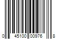 Barcode Image for UPC code 045100009768