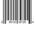 Barcode Image for UPC code 045100397254