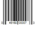 Barcode Image for UPC code 045168000073