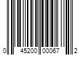 Barcode Image for UPC code 045200000672