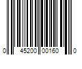 Barcode Image for UPC code 045200001600