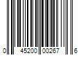 Barcode Image for UPC code 045200002676