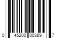 Barcode Image for UPC code 045200003697