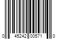 Barcode Image for UPC code 045242005710