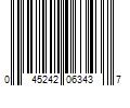 Barcode Image for UPC code 045242063437