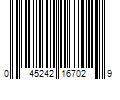 Barcode Image for UPC code 045242167029