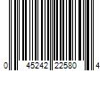 Barcode Image for UPC code 045242225804