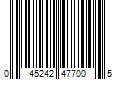 Barcode Image for UPC code 045242477005