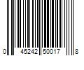 Barcode Image for UPC code 045242500178