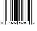 Barcode Image for UPC code 045242502653