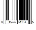 Barcode Image for UPC code 045242511945