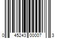 Barcode Image for UPC code 045243000073