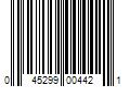 Barcode Image for UPC code 045299004421