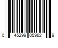 Barcode Image for UPC code 045299059629