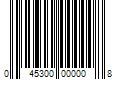 Barcode Image for UPC code 045300000008