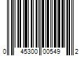 Barcode Image for UPC code 045300005492