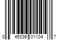 Barcode Image for UPC code 045336011047