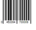 Barcode Image for UPC code 0453394700009