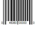 Barcode Image for UPC code 045360000000