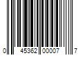 Barcode Image for UPC code 045362000077