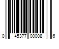 Barcode Image for UPC code 045377000086