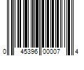 Barcode Image for UPC code 045396000074