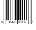 Barcode Image for UPC code 045446000061