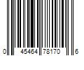 Barcode Image for UPC code 045464781706