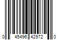 Barcode Image for UPC code 045496429720