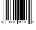 Barcode Image for UPC code 045500011002