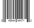 Barcode Image for UPC code 045544444712